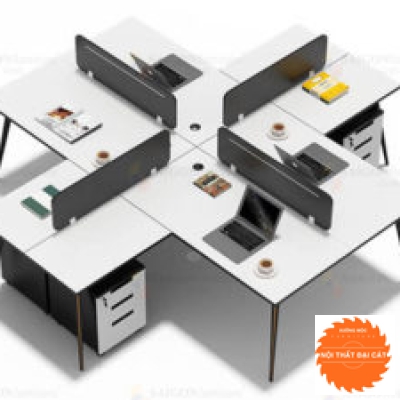 Bàn làm việc cụm 4 người