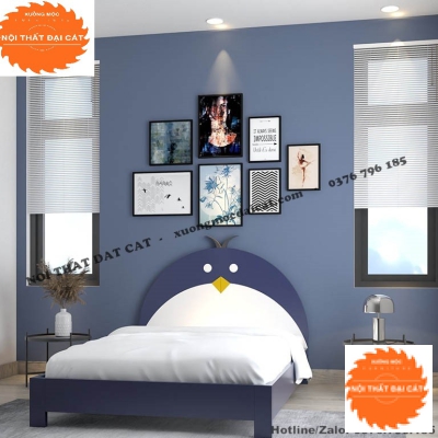 Giường cho bé hình chú chim MS0017 