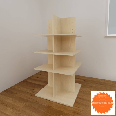 Kệ gỗ trưng bày sản phẩm hình vuông KG012