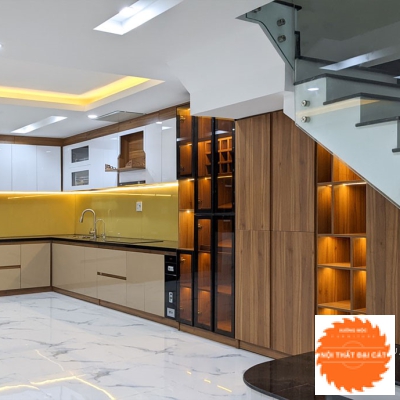 Thiết kế tủ dưới gầm cầu thang GCT053