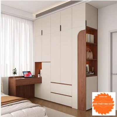 Tủ áo quần gỗ thiết kế đẹp TA488