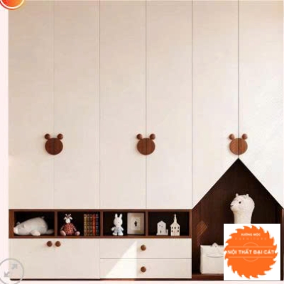 Tủ áo quần trẻ em bằng gỗ công nghiệp TTE069