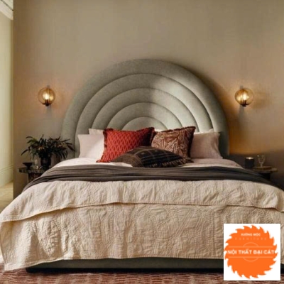 Giường bọc nệm cao cấp GBN028