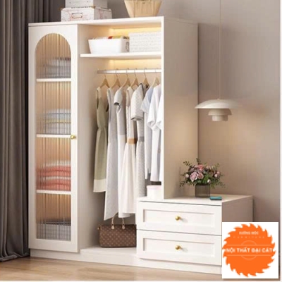 Tủ áo quần gỗ thiết kế đẹp TA492