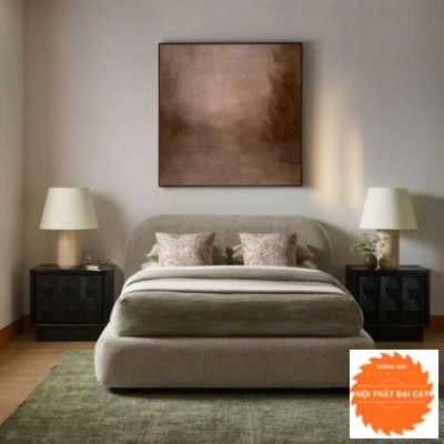 Giường bọc nệm cao cấp GBN022