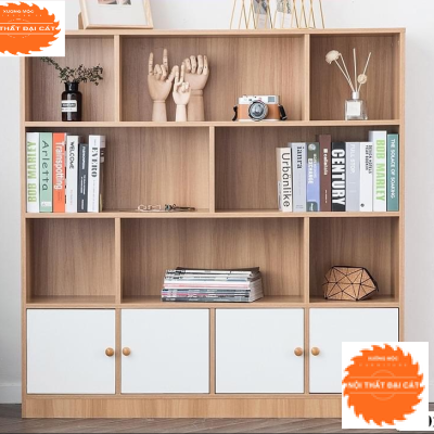 Kệ sách đẹp nhiều ngăn tiện dụng KS099