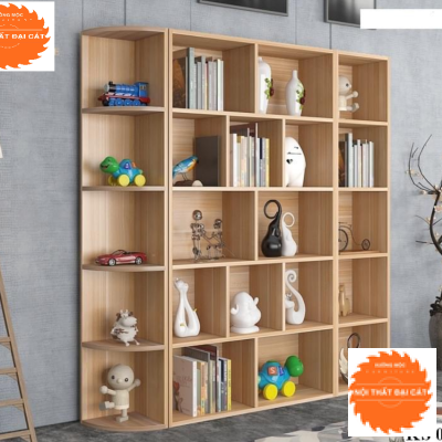Kệ sách gỗ công nghiệp màu gỗ sồi KS100