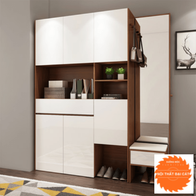 Tủ giày lớn thiết kế hiện đại TG086