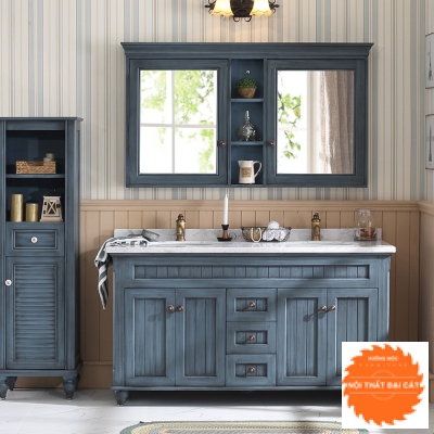 Tủ lavabo tân cổ điển 