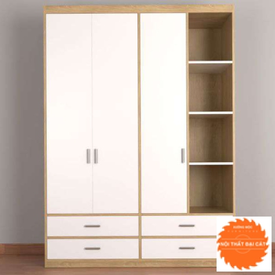 Tủ áo quần gỗ công nghiệp TA166