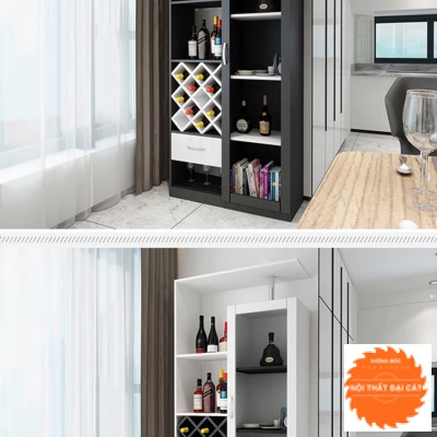 Tủ rượu nhiều màu cho phòng khách TR032