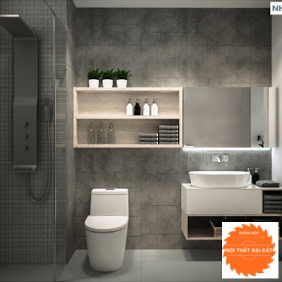 Tủ lavabo phòng WC MS015