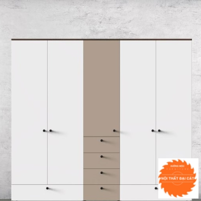 Tủ áo quần gỗ công nghiệp đa năng TA168
