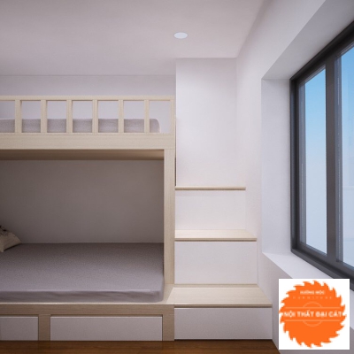 Giường tầng gỗ công nghiệp GT003