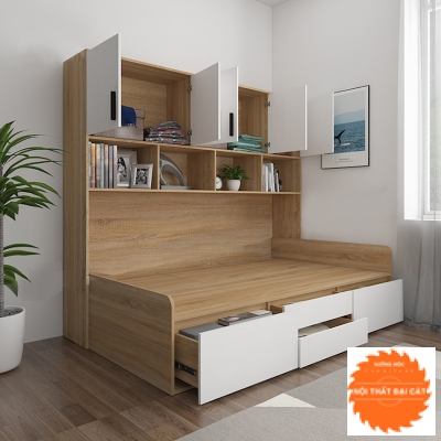 Giường ngủ thông minh kết hợp kệ sách G006