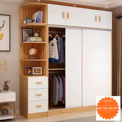 Tủ áo quần gỗ 2m TA007