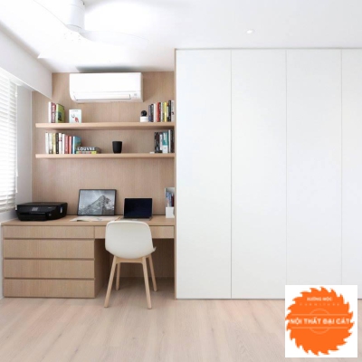 Tủ áo quần kèm bàn làm việc TA015