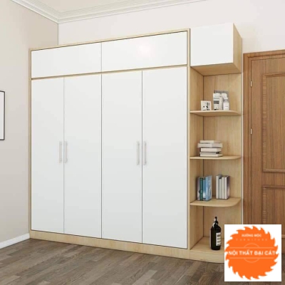 Tủ áo quần gỗ MDF cho phòng ngủ TA017