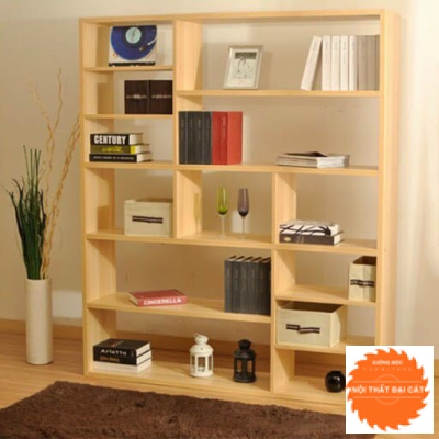 Kệ sách gỗ MDF phòng khách KS001