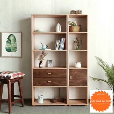 Kệ sách gỗ MDF nhỏ gọn KS004