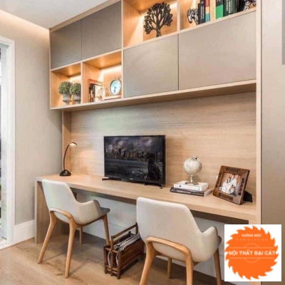 Bàn học kệ sách thiết kế tinh tế BH011