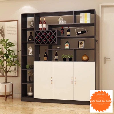 Tủ rượu kết hợp tủ trang trí TR013