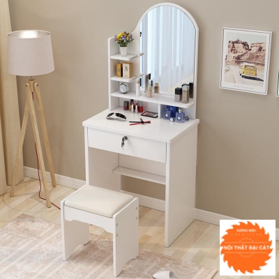 Bàn trang điểm tone trắng BTĐ016