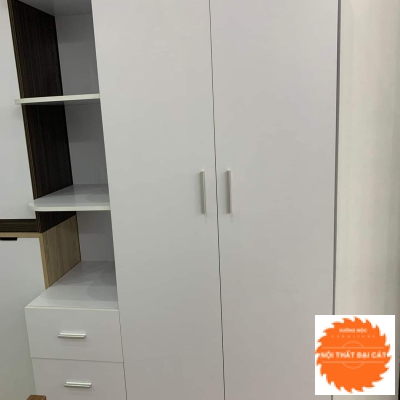 Tủ áo quần 2 cánh kèm kệ để đồ TA047