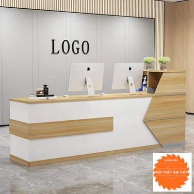 Quầy lễ tân thiết kế hiện đại QLT011