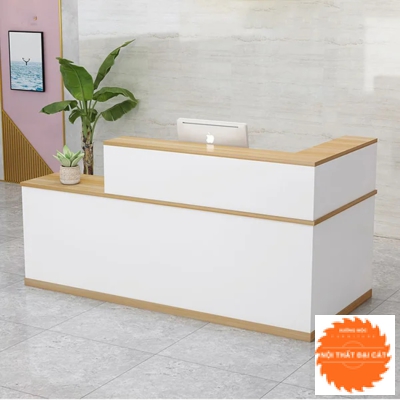 Quầy lễ tân bằng gỗ QLT012 