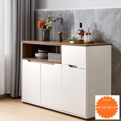 Tủ bếp gỗ tay khoét TBN025