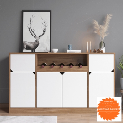 Tủ bếp gỗ MDF sang trọng TBN028
