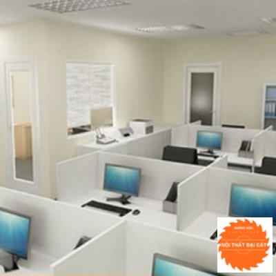 Vách ngăn bàn làm việc trắng MS027