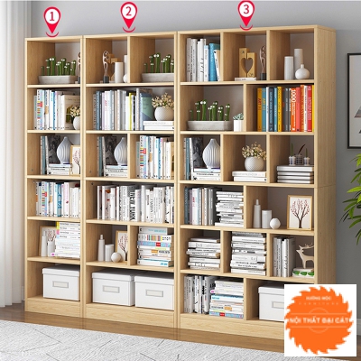 Kệ để sách gia đình bằng gỗ MDF KS040