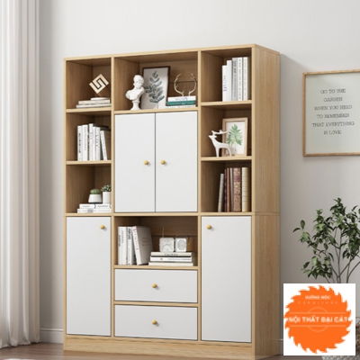 Tủ sách thiết kế nhiều ngăn hiện đại KS044