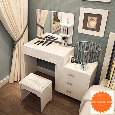 Bàn trang điểm kính chữ nhật BTĐ029