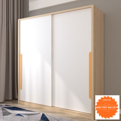 Tủ áo quần cửa lùa đơn giản đẹp TA061