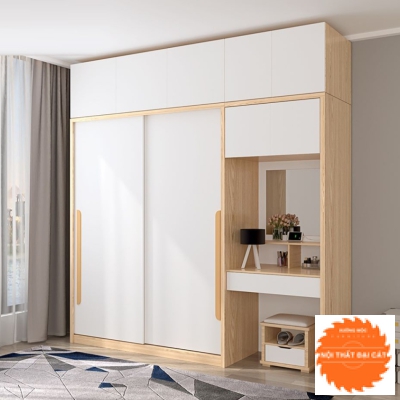 Tủ áo quần kết hợp bàn trang điểm TA062