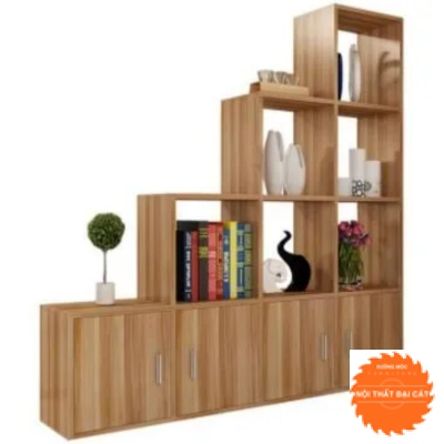 Kệ vách ngăn gỗ trang trí VN008