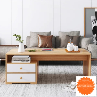Bàn sofa thiết kế hộc kéo BS020