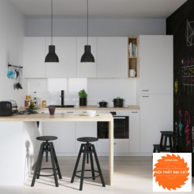 Quầy bar nhỏ gọn cho căn hộ nhỏ ĐB025
