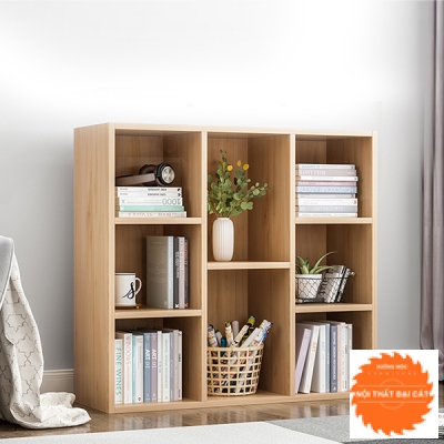 Kệ sách gỗ nhiều ngăn đơn giản KS058