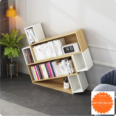 Kệ sách thiết kệ đẹp hiện đại KS062
