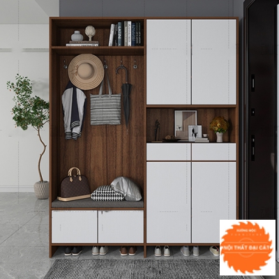 Tủ giày gỗ nâu TG050