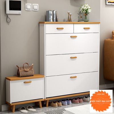 Tủ giày thiết kế sang trọng đẹp TG051