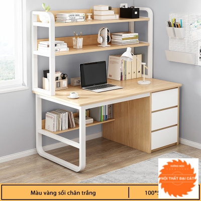 Bàn làm việc - bàn học thiết kế chân sắt BLV030