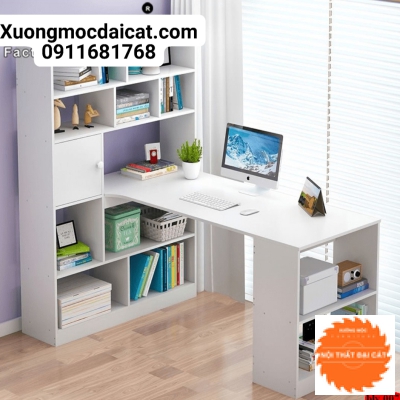 Bàn làm việc thiết kế tiện lợi hiện đại BLV055