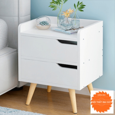 Tab đầu giường chân gỗ cao T052