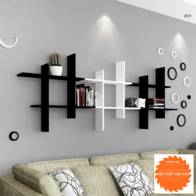 Kệ trang trí thiết kế hiện đại KTT031