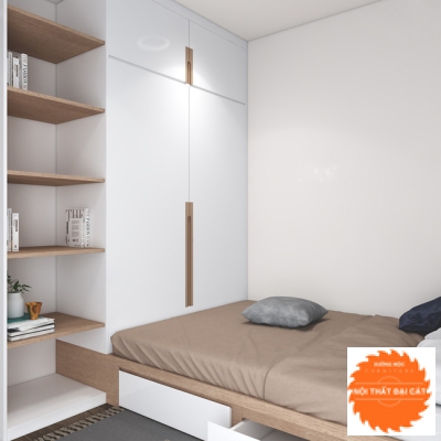 Tủ áo quần kết hợp giường ngủ tiện nghi TA116